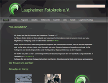 Tablet Screenshot of laupheimer-fotokreis.de